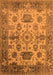 Oriental Orange Traditional Rug, urb1408org