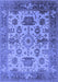 Oriental Blue Traditional Rug, urb1408blu