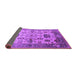 Sideview of Oriental Purple Traditional Rug, urb1408pur