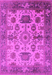 Oriental Pink Traditional Rug, urb1408pnk