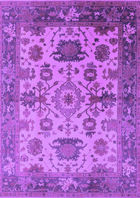 Oriental Purple Traditional Rug, urb1408pur