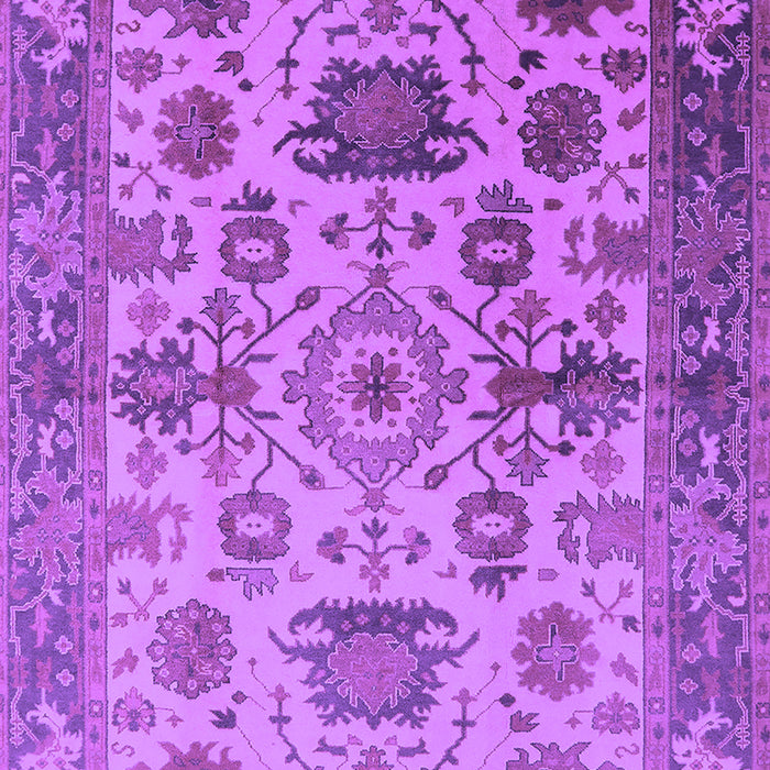 Oriental Purple Traditional Rug, urb1408pur
