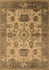 Oriental Brown Traditional Rug, urb1408brn