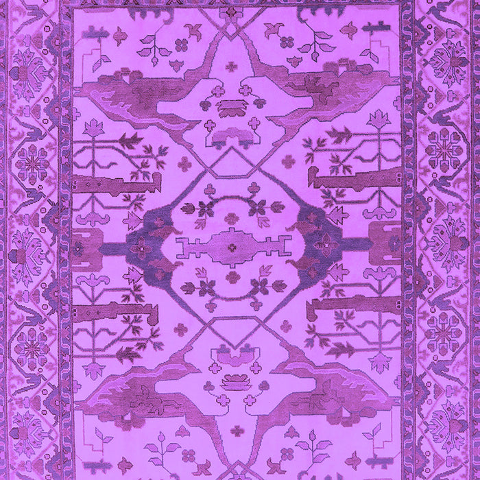 Machine Washable Oriental Purple Traditional Area Rugs, wshurb1409pur
