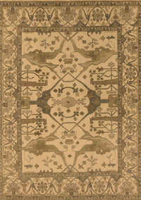 Oriental Brown Traditional Rug, urb1409brn