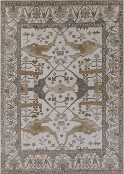 Mid-Century Modern Silver Pink Oriental Rug, urb1409