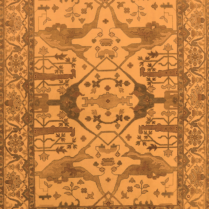 Oriental Orange Traditional Rug, urb1409org