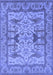 Oriental Blue Traditional Rug, urb1409blu