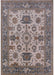 Mid-Century Modern Puce Purple Oriental Rug, urb1410