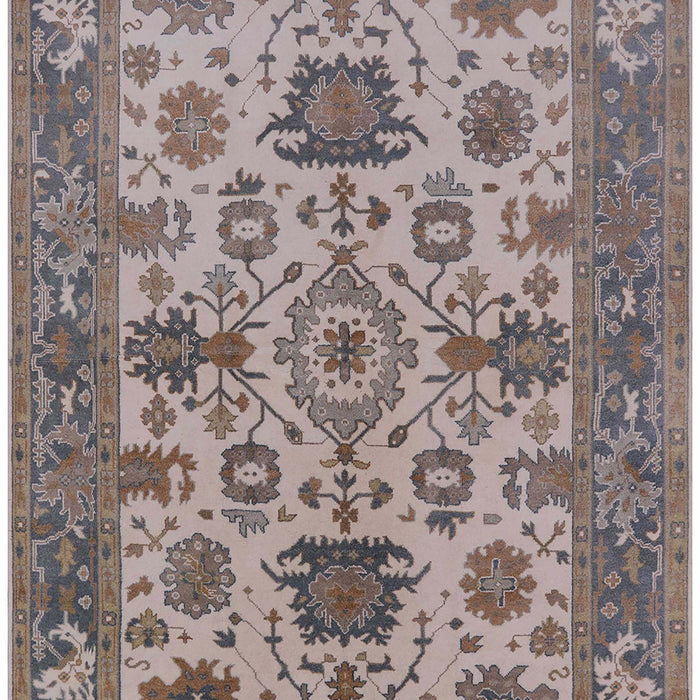 Mid-Century Modern Puce Purple Oriental Rug, urb1410