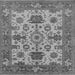 Square Oriental Gray Industrial Rug, urb1410gry