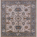 Square Mid-Century Modern Puce Purple Oriental Rug, urb1410