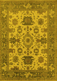 Oriental Yellow Industrial Rug, urb1410yw