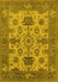 Oriental Yellow Industrial Rug, urb1410yw