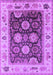 Oriental Purple Traditional Rug, urb1411pur