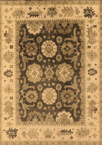 Oriental Brown Traditional Rug, urb1411brn