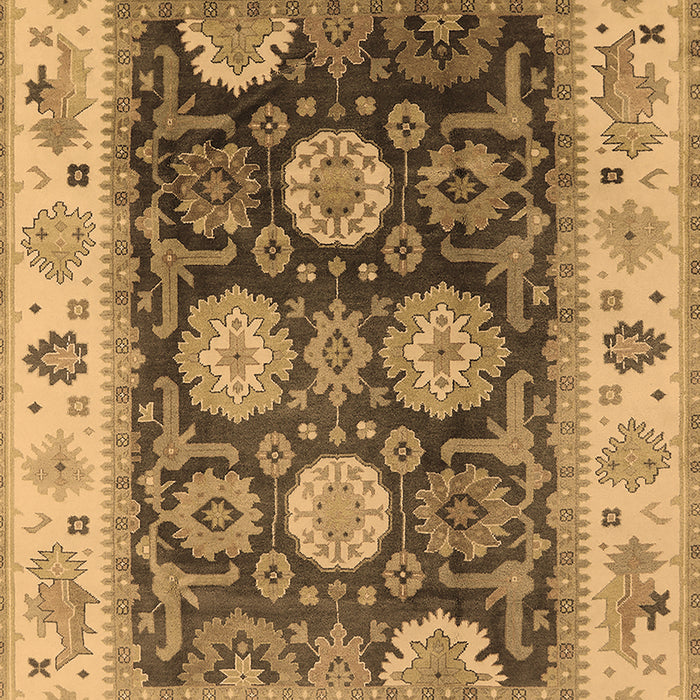 Oriental Brown Traditional Rug, urb1411brn