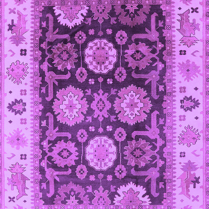 Machine Washable Oriental Purple Traditional Area Rugs, wshurb1411pur