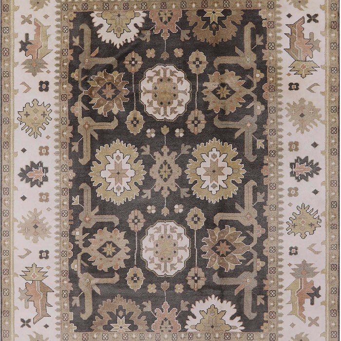 Machine Washable Industrial Modern Brown Rug, wshurb1411