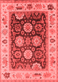 Oriental Red Traditional Rug, urb1411red