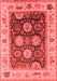 Oriental Red Traditional Area Rugs
