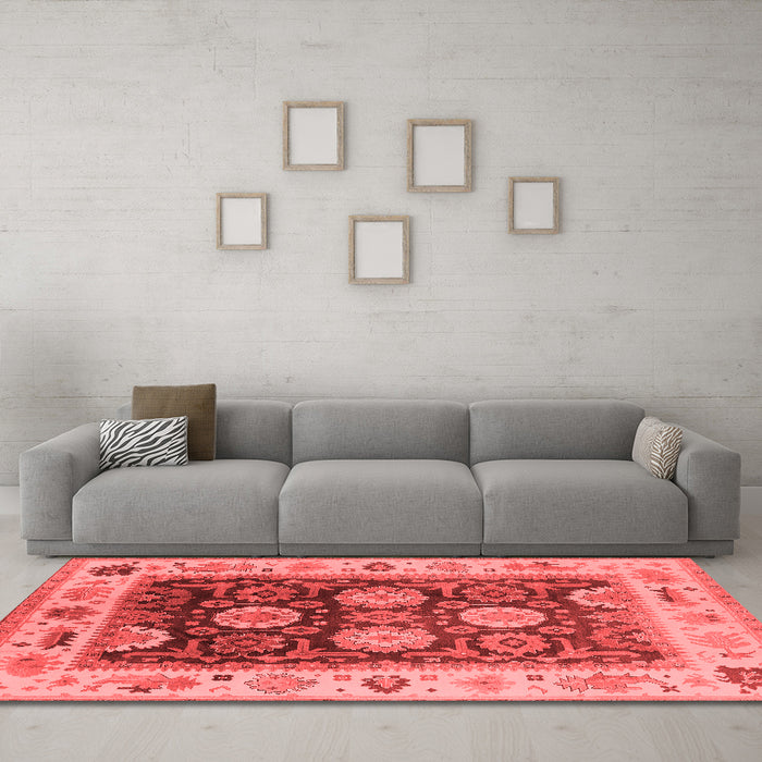 Traditional Red Washable Rugs