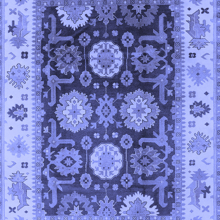 Oriental Blue Traditional Rug, urb1411blu