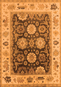 Oriental Orange Traditional Rug, urb1411org