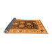 Sideview of Oriental Orange Traditional Rug, urb1411org