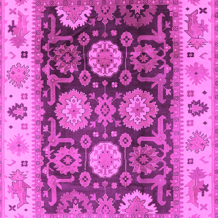Oriental Pink Traditional Rug, urb1411pnk