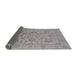 Sideview of Mid-Century Modern Dark Gray Oriental Rug, urb1412