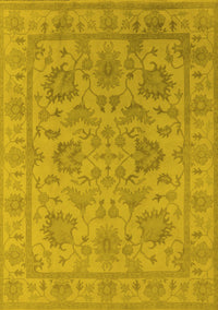 Oriental Yellow Industrial Rug, urb1412yw