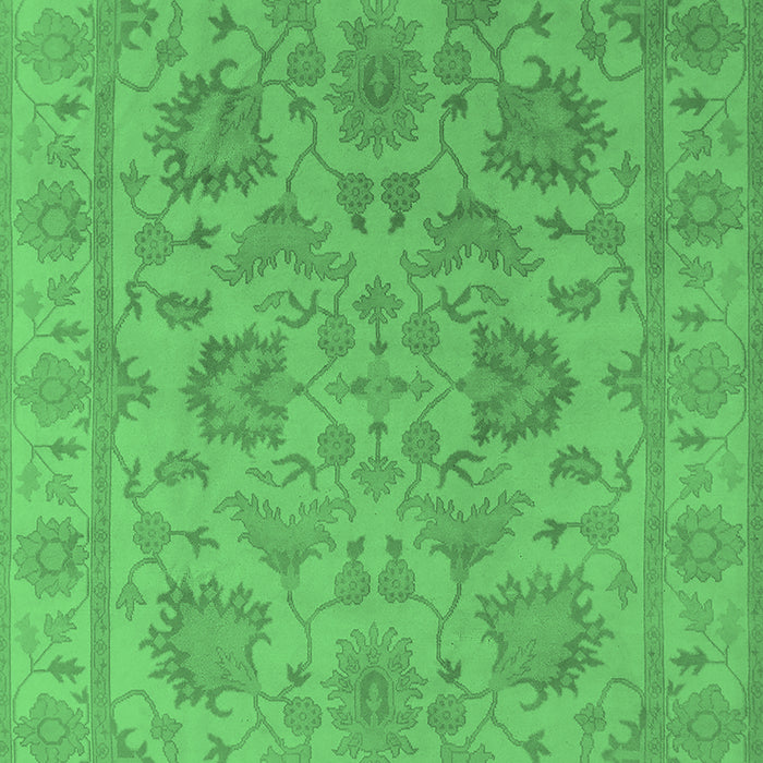 Oriental Emerald Green Industrial Rug, urb1412emgrn