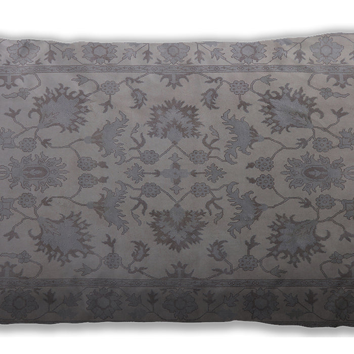 Mid-Century Modern Urban Dark Gray Lumbar Throw Pillow, 13 inch by 19 inch, lburb1412