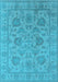 Oriental Light Blue Industrial Rug, urb1412lblu