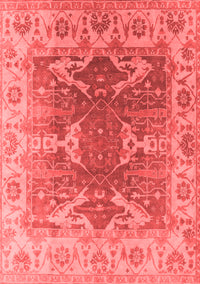 Oriental Red Traditional Rug, urb1413red