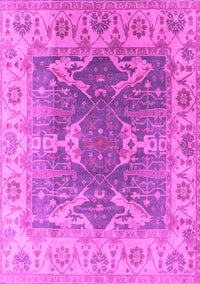 Oriental Pink Traditional Rug, urb1413pnk