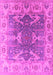 Oriental Pink Traditional Rug, urb1413pnk