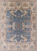 Mid-Century Modern Tan Brown Oriental Rug, urb1413