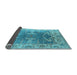 Sideview of Oriental Light Blue Traditional Rug, urb1413lblu