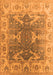 Oriental Orange Traditional Rug, urb1413org