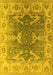 Oriental Yellow Traditional Rug, urb1413yw