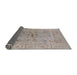 Sideview of Mid-Century Modern Silver Pink Oriental Rug, urb1414