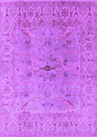 Oriental Purple Traditional Rug, urb1414pur