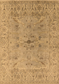 Oriental Brown Traditional Rug, urb1414brn