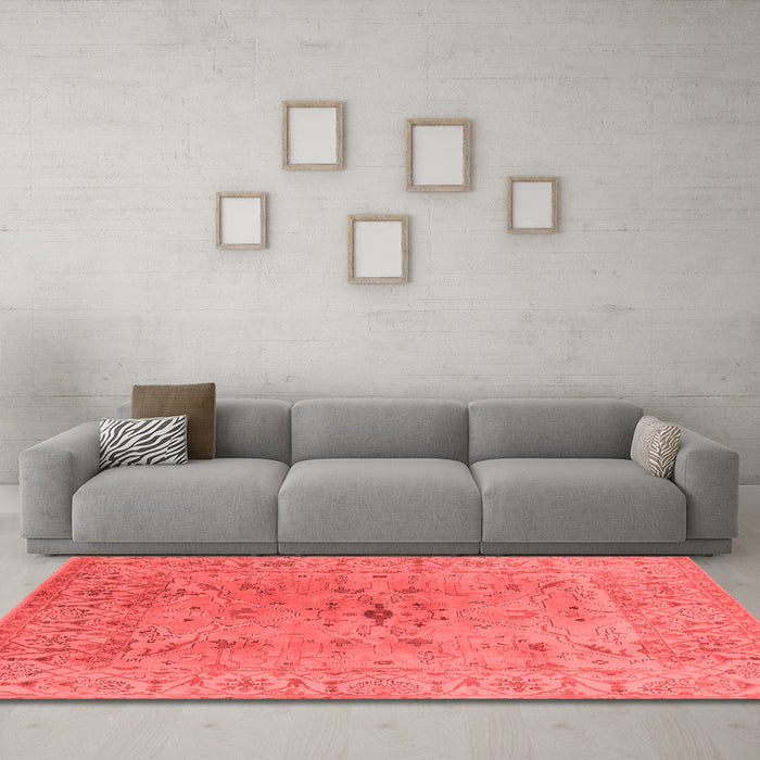Traditional Red Washable Rugs