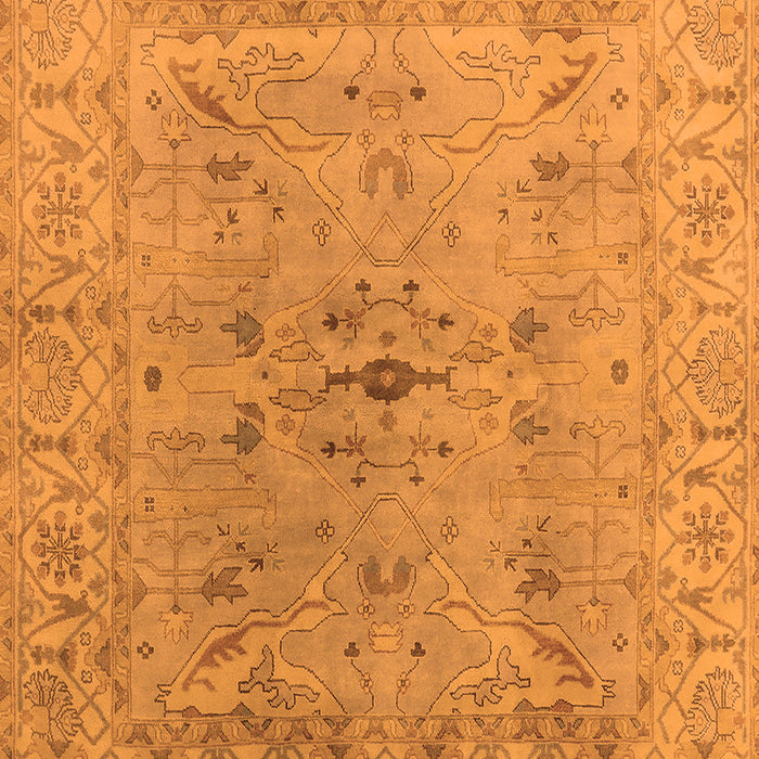 Oriental Orange Traditional Rug, urb1414org