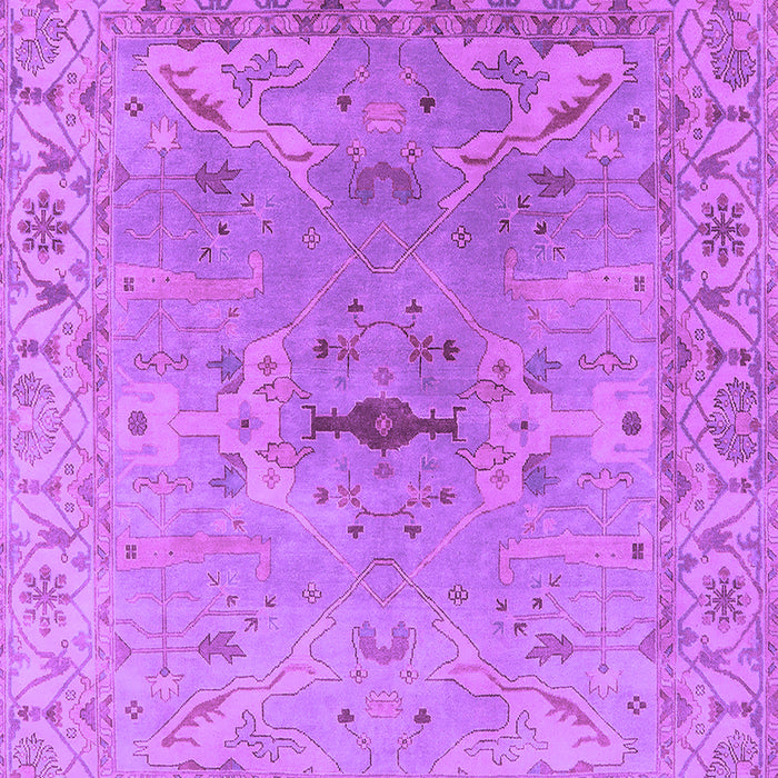 Machine Washable Oriental Purple Traditional Area Rugs, wshurb1415pur