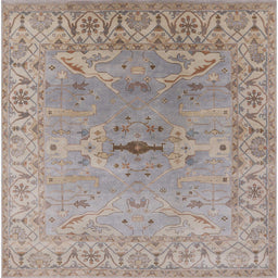 Square Machine Washable Industrial Modern Rose Dust Purple Rug, wshurb1415