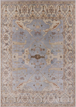 Mid-Century Modern Rose Purple Oriental Rug, urb1415